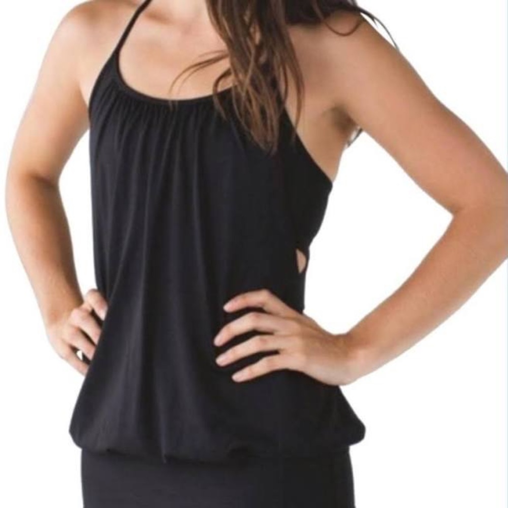 Lulu lemon No Limits Black Tank Size 4